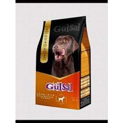 Gülsal Kuzulu&Pirinçli Yetişkin Köpek Maması 15 KG