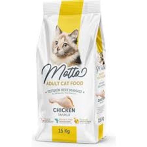 Motto Tavuklu Yetişkin Kedi Maması 15 kg