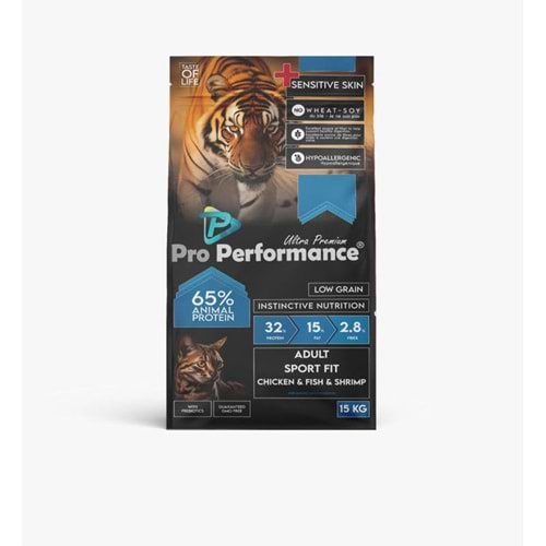 PRO PERFORMANCE CAT CHICKEN, FISH & SHRIMP 15KG