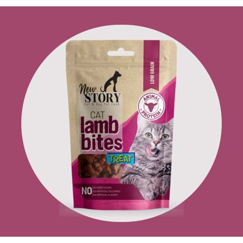 New Story kuzu etli ısırık kedi ödül maması