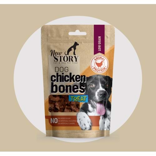 New Story kemik şekilli tavuk etli köpek ödül maması