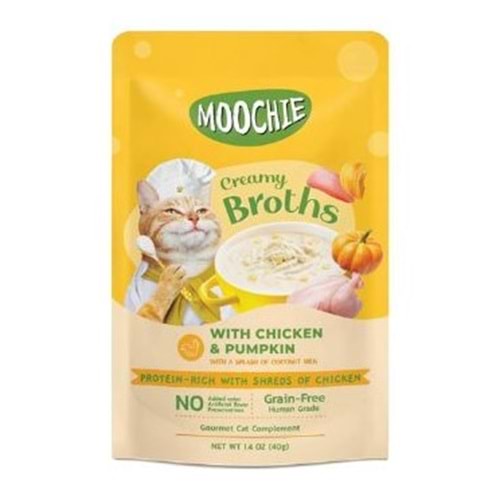 Moochie Tavuk Ve Balkabak Çorba Kedi Ödülü 40 Gr