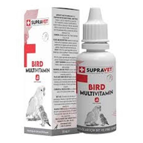 Supravet Kuşlar İçin Multi Vitamin Damla 30 Ml