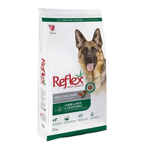 ACIK 1 KG REFLEX KUZU & PİRİNÇ SEBZELİ YETİŞKİN KÖPEK MAMASI
