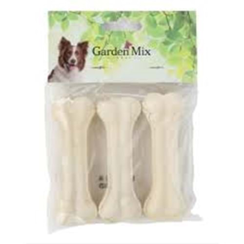 Garden Mix Sütlü Deri Kemik 10 cm 40-45 gr 3'lü Paket