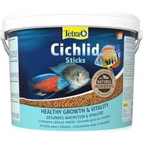 TETRA CİCHLİD STİCKS CİCHİLD ÇUBUK BALIK YEMİ 10 LT