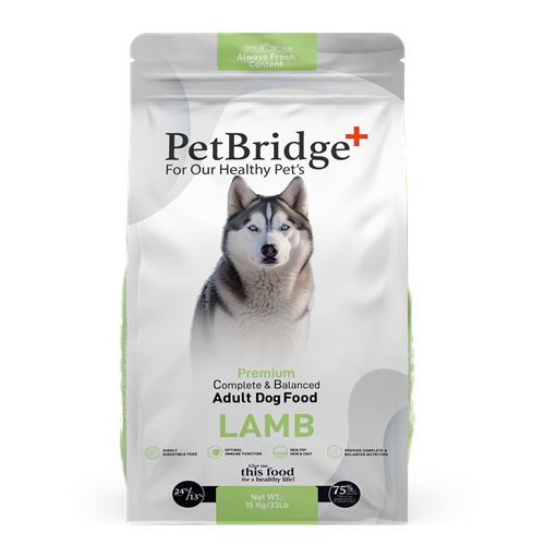 PETBRİDGE KUZU ETLİ YETİŞKİN KÖPEK MAMASI 15 KG