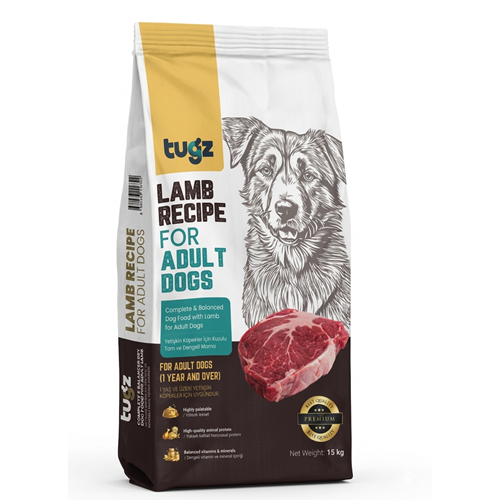 TUGZ KUZULU YETİŞKİN KÖPEK MAMASI 15 KG