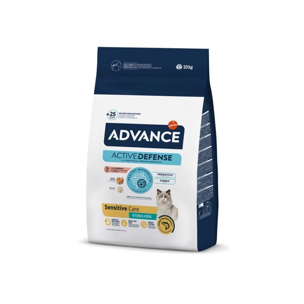 Advance Cat Sterılızed Salmon Sensıtıve 10 Kg