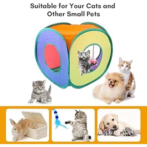 Kare Model Kedi Oyun Tüneli