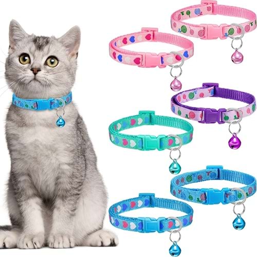 Çıngıraklı Kedi Boyun Tasması