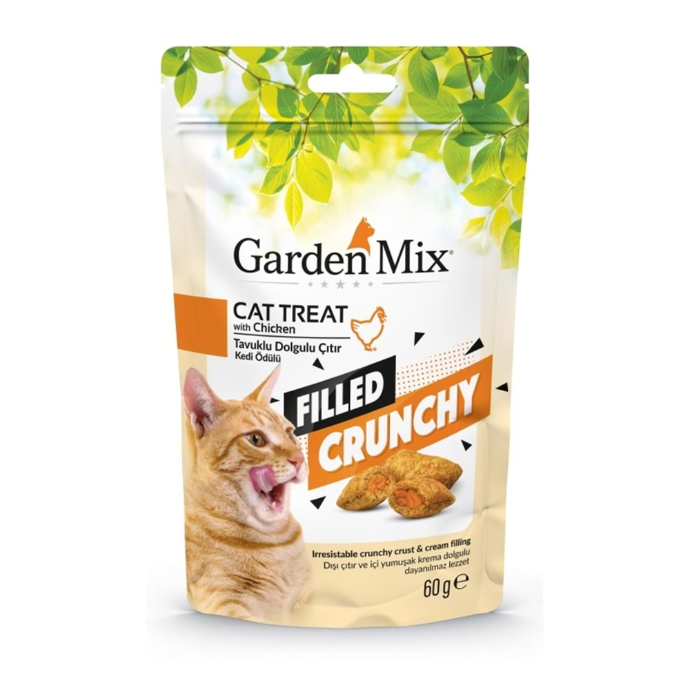 Gardenmix Tavuklu İçi Dolgulu Kedi Ödülü 60gr