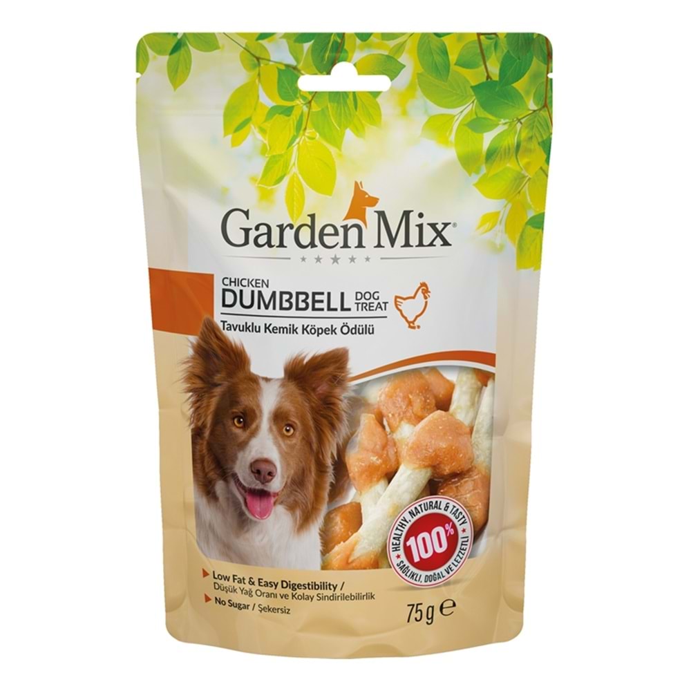 Garden Mıx Tavuklu Kemik Köpek Ödülü 75 Gr