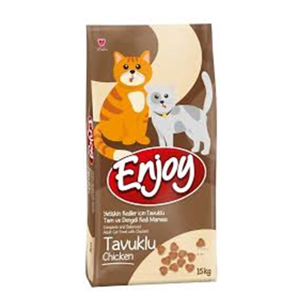 ACIK 1 KG ENJOY YETİŞKİN KEDİ MAMASI TAVUKLU