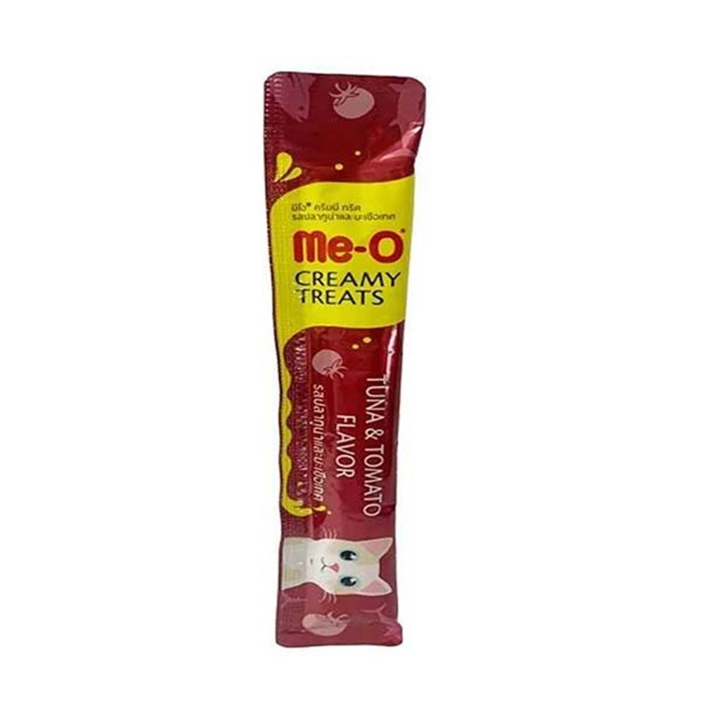 Me-O Creamy Tuna Balıklı Domatesli Kedi Ödülü 15 gr